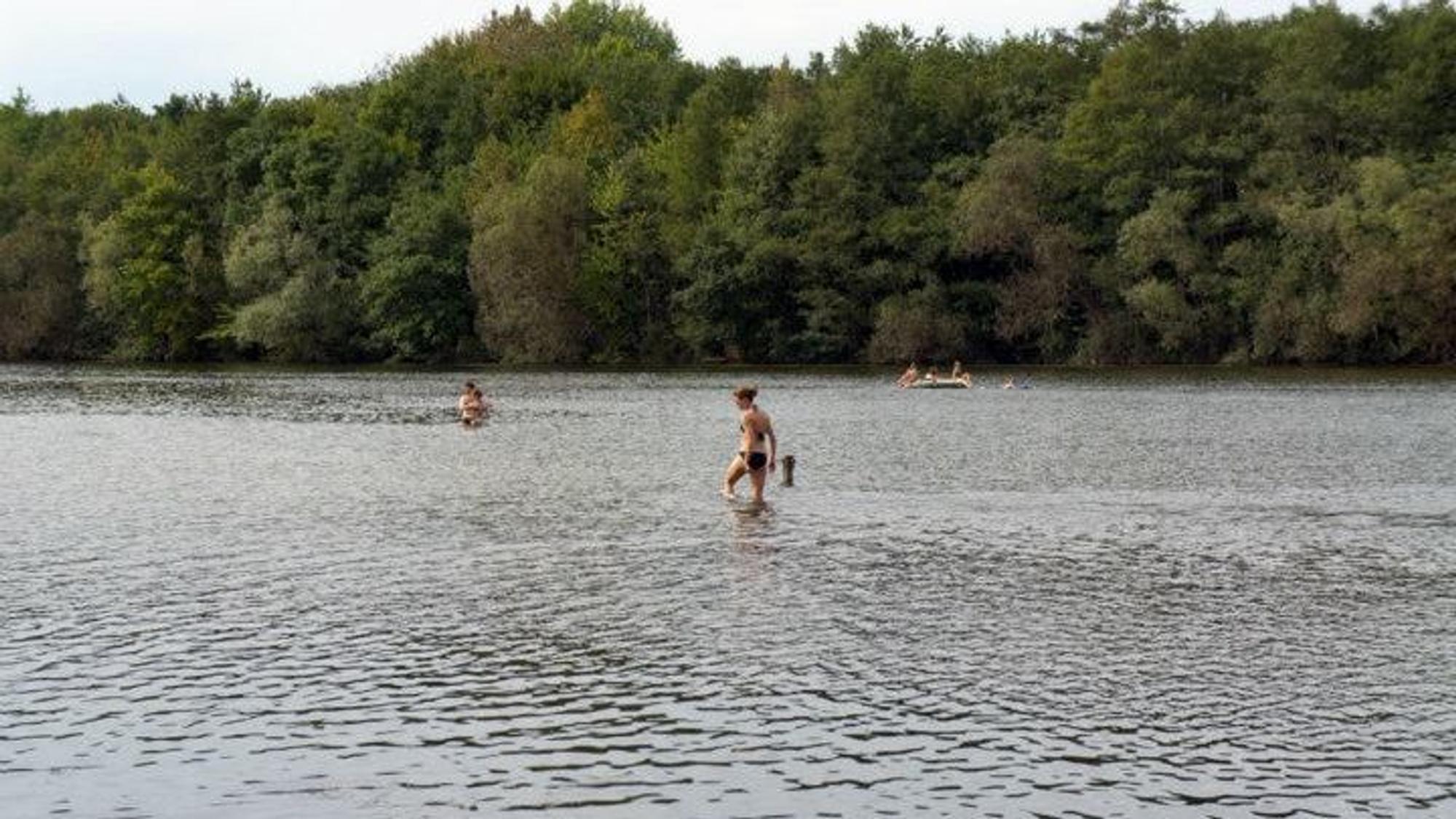 Der Heider Bergsee in Brühl.
