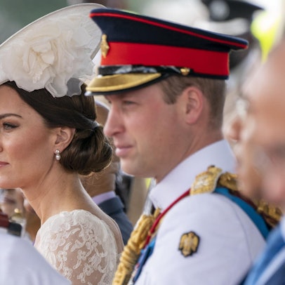 Prinzessin Kate und Prinz William bei der Hochzeit von Kronprinz Hussein von Jordanien.
