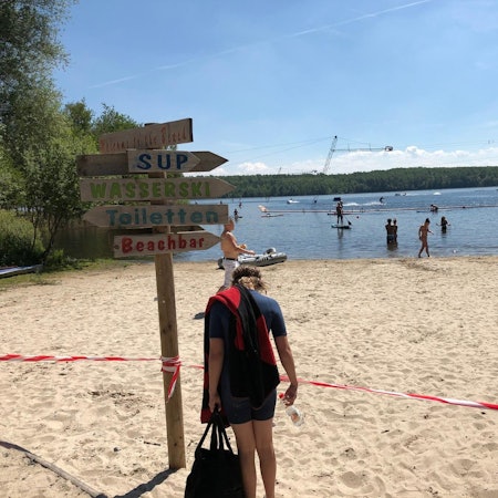 Bleibtreusee Sandstrand Karlheinz Wagner