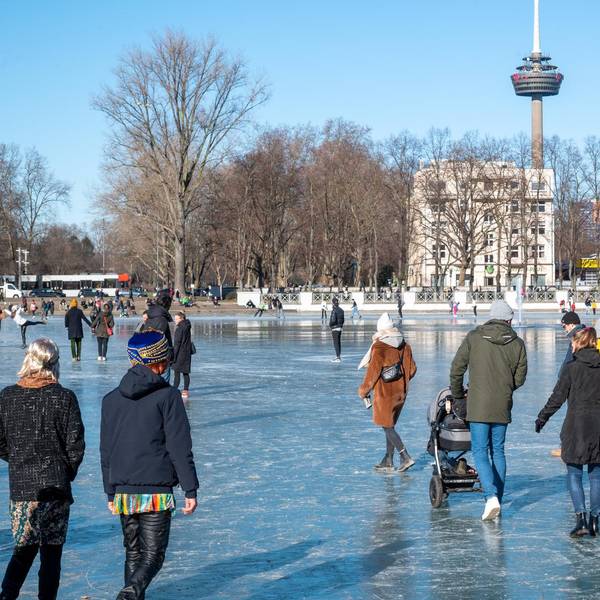 Aachener Weiher Menschen