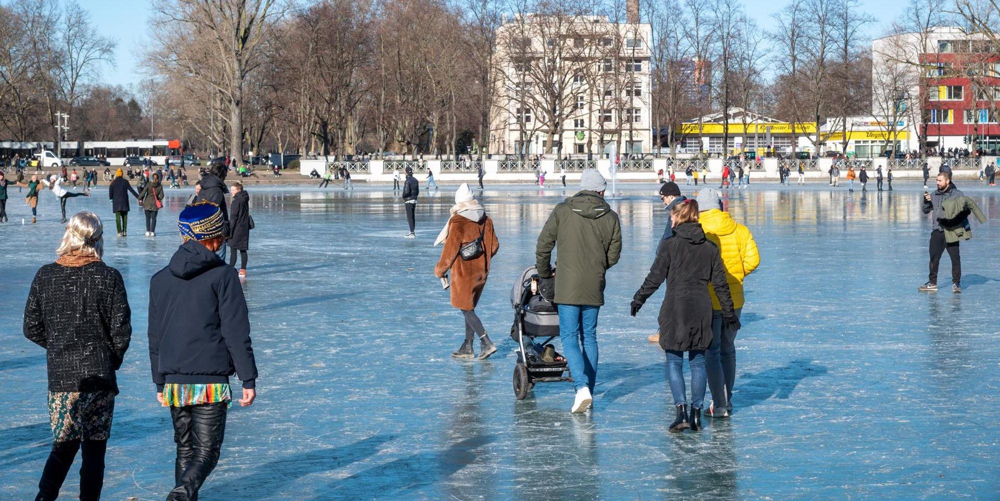 Aachener Weiher Menschen