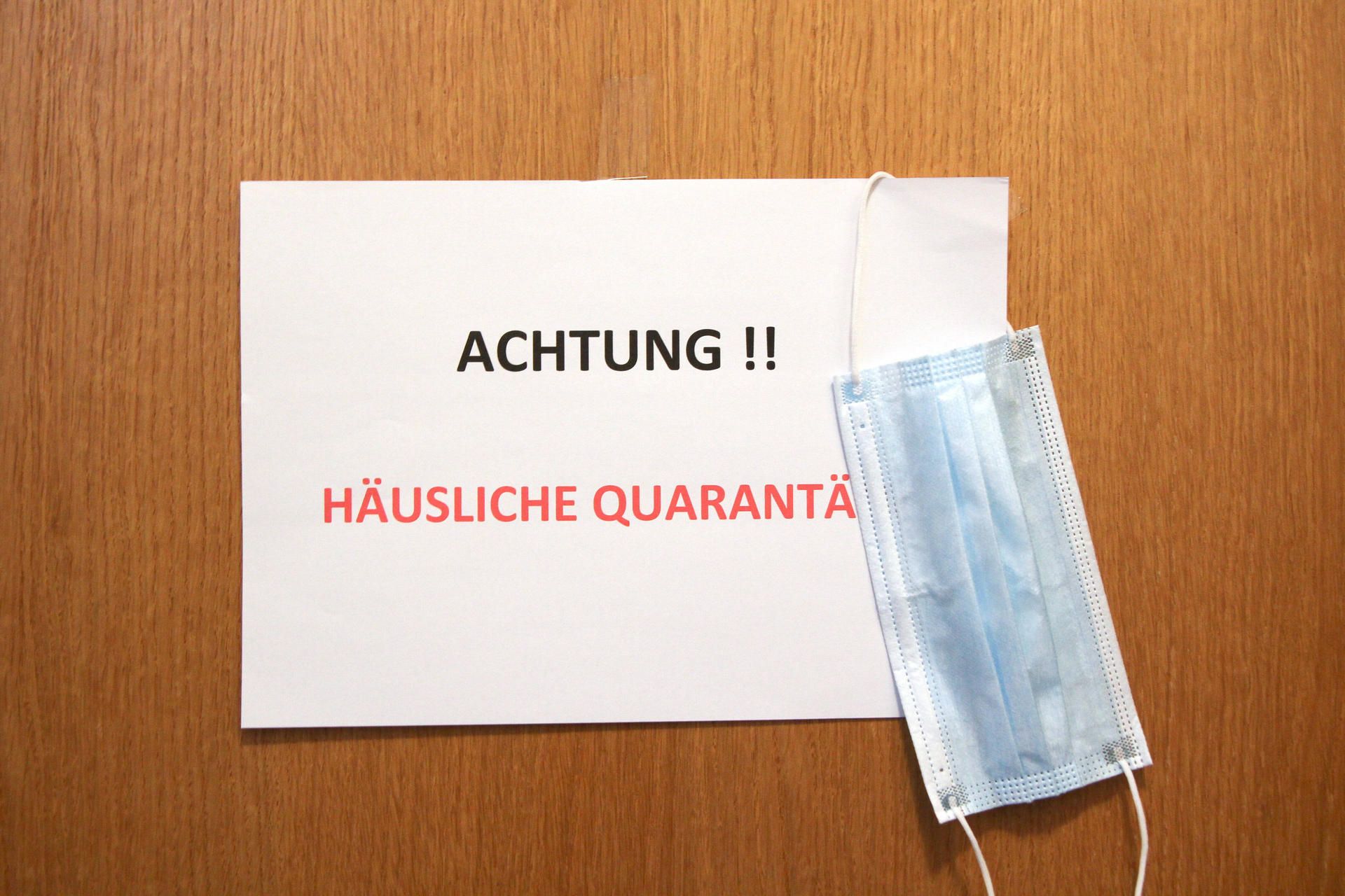 Quarantäne Symbolbild IMAGO