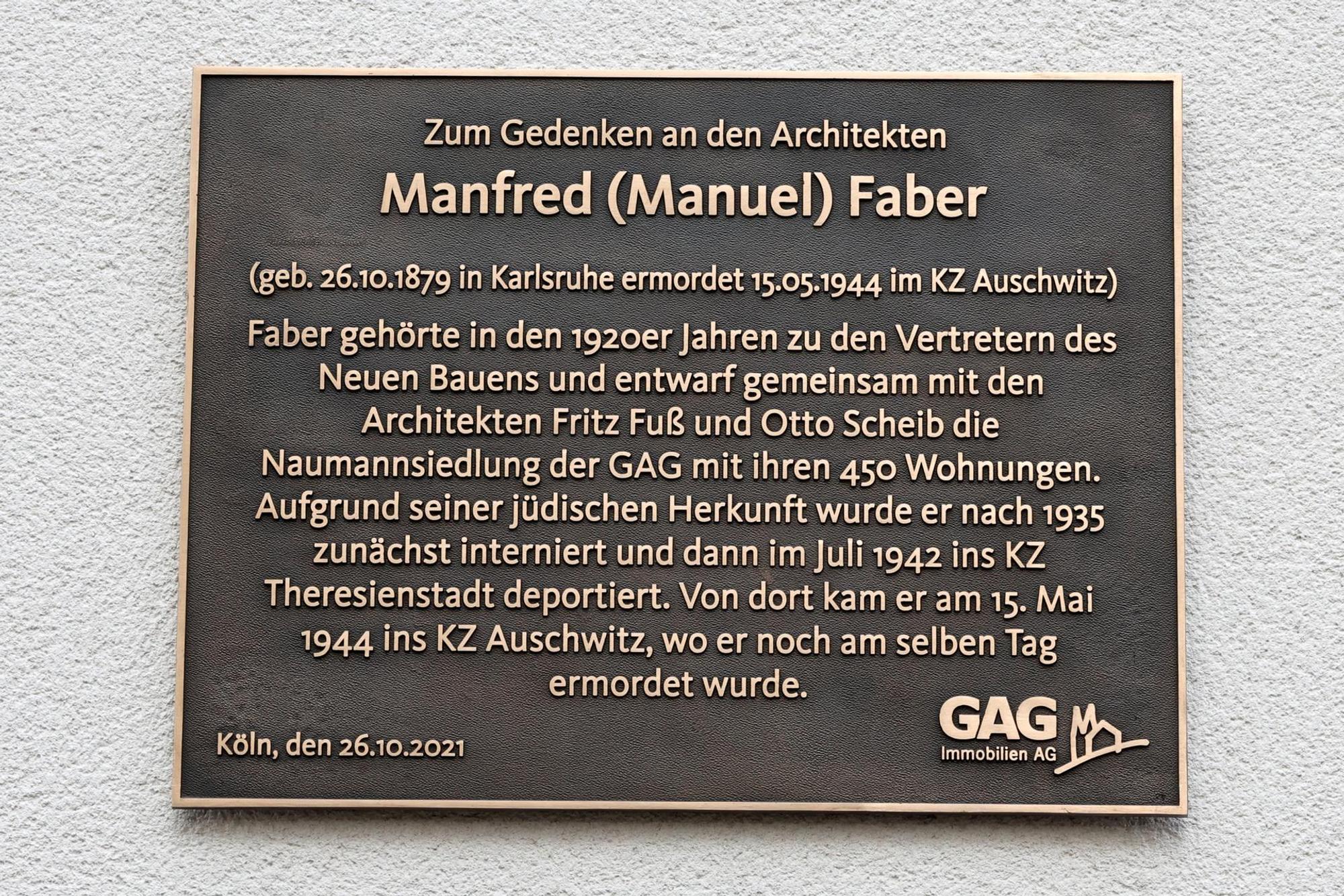 Gedenktafel