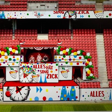 Dreigestirn Bühne Stadion