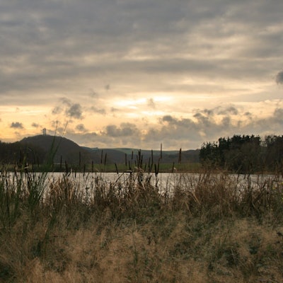 Das Roddermaar im Sonnenuntergang