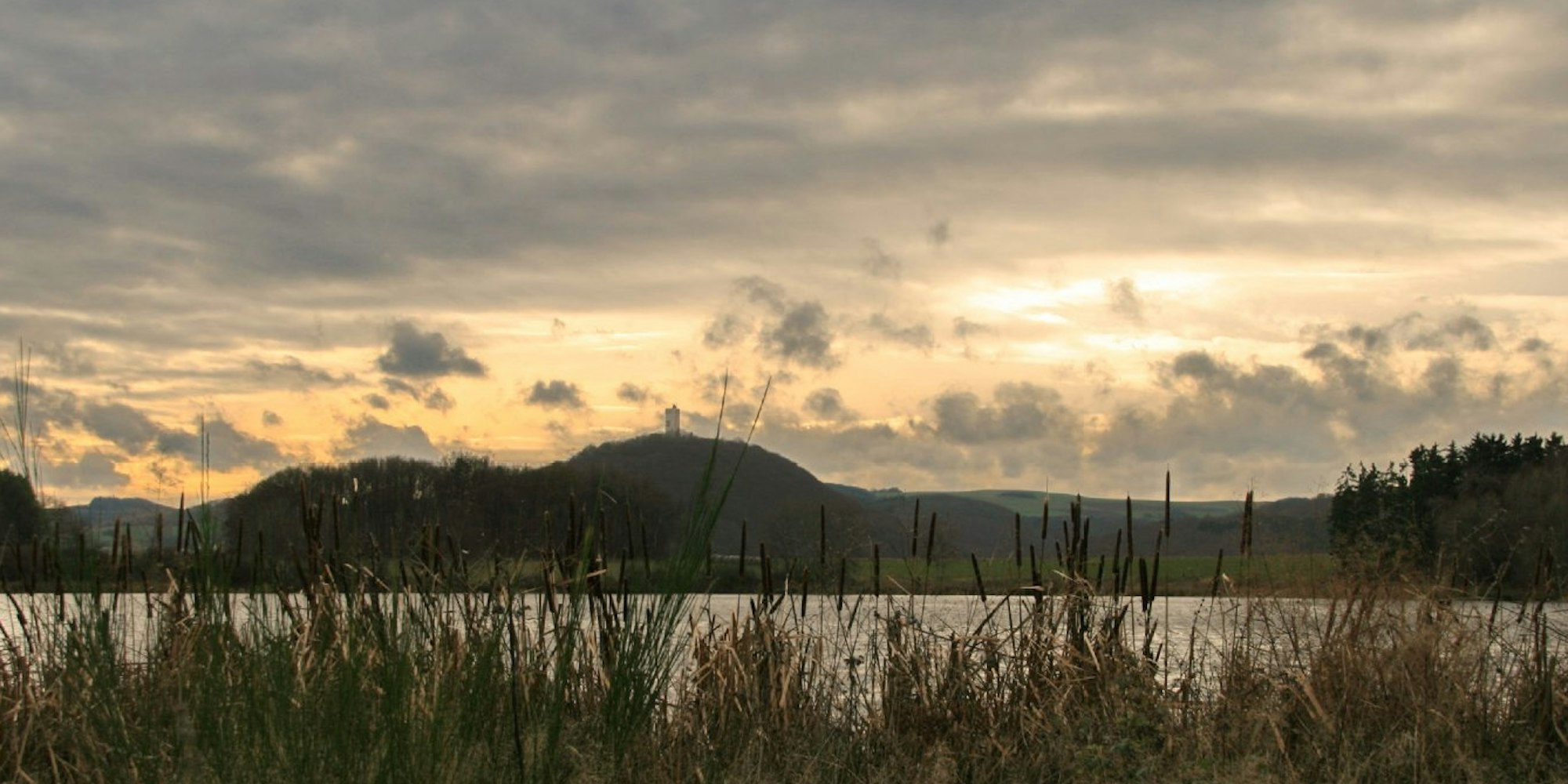 Das Roddermaar im Sonnenuntergang