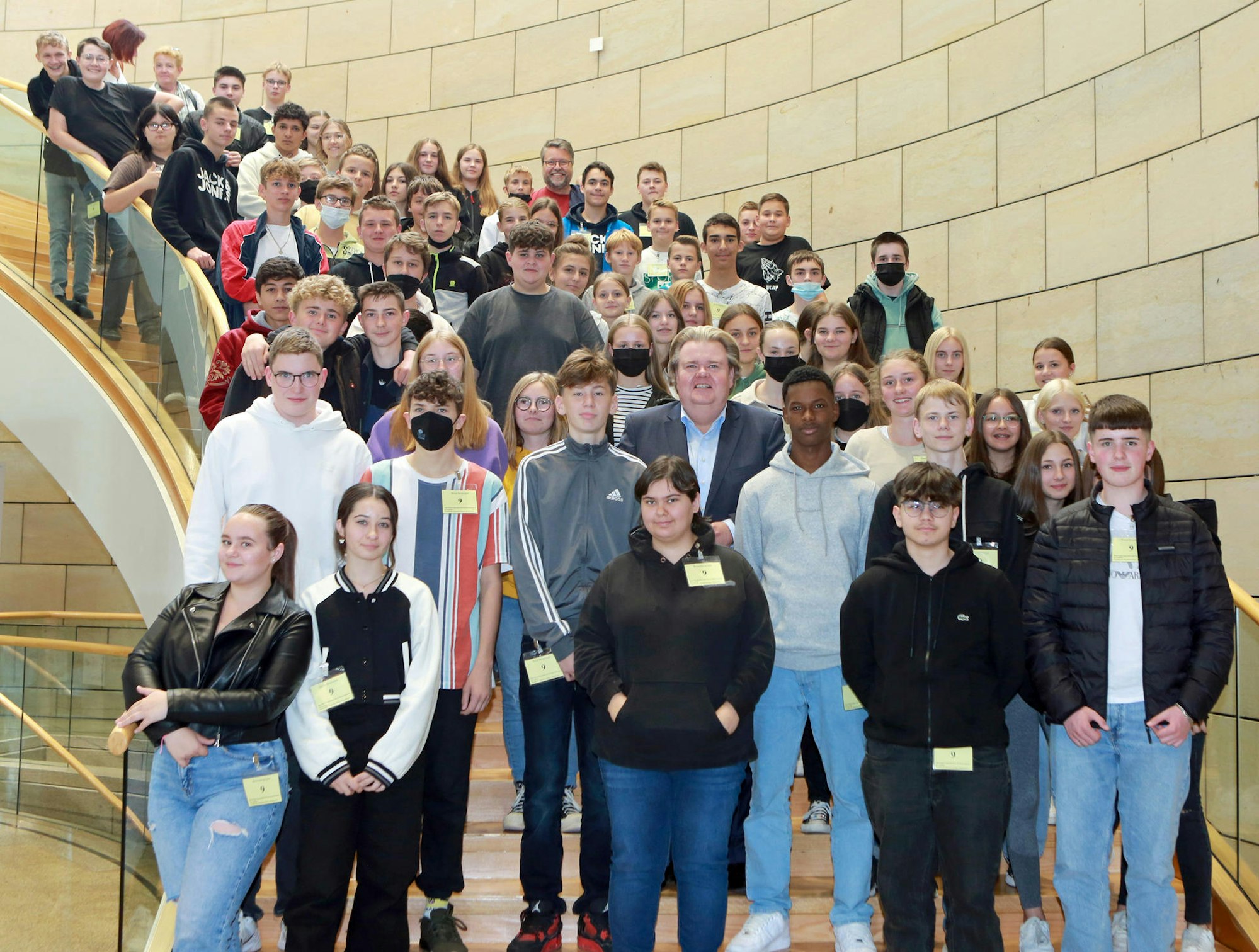 Realschule zu Besuch im Landtag