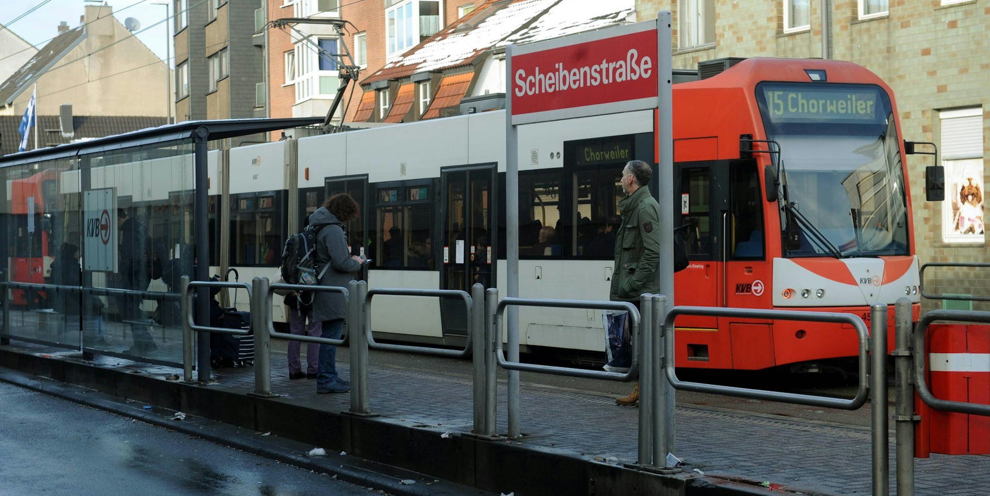 KVB Haltestelle Scheibenstrasse