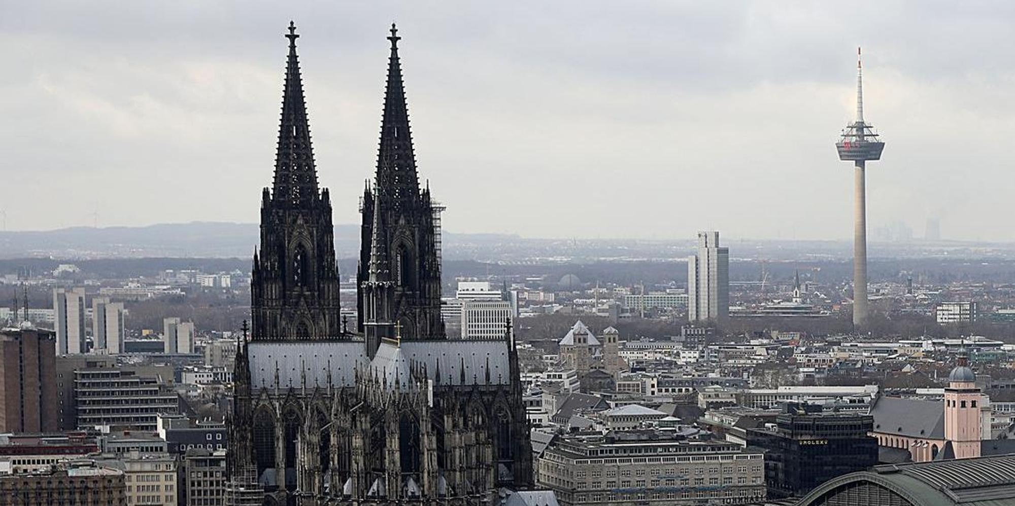 Kölner Dom Luftaufnahme