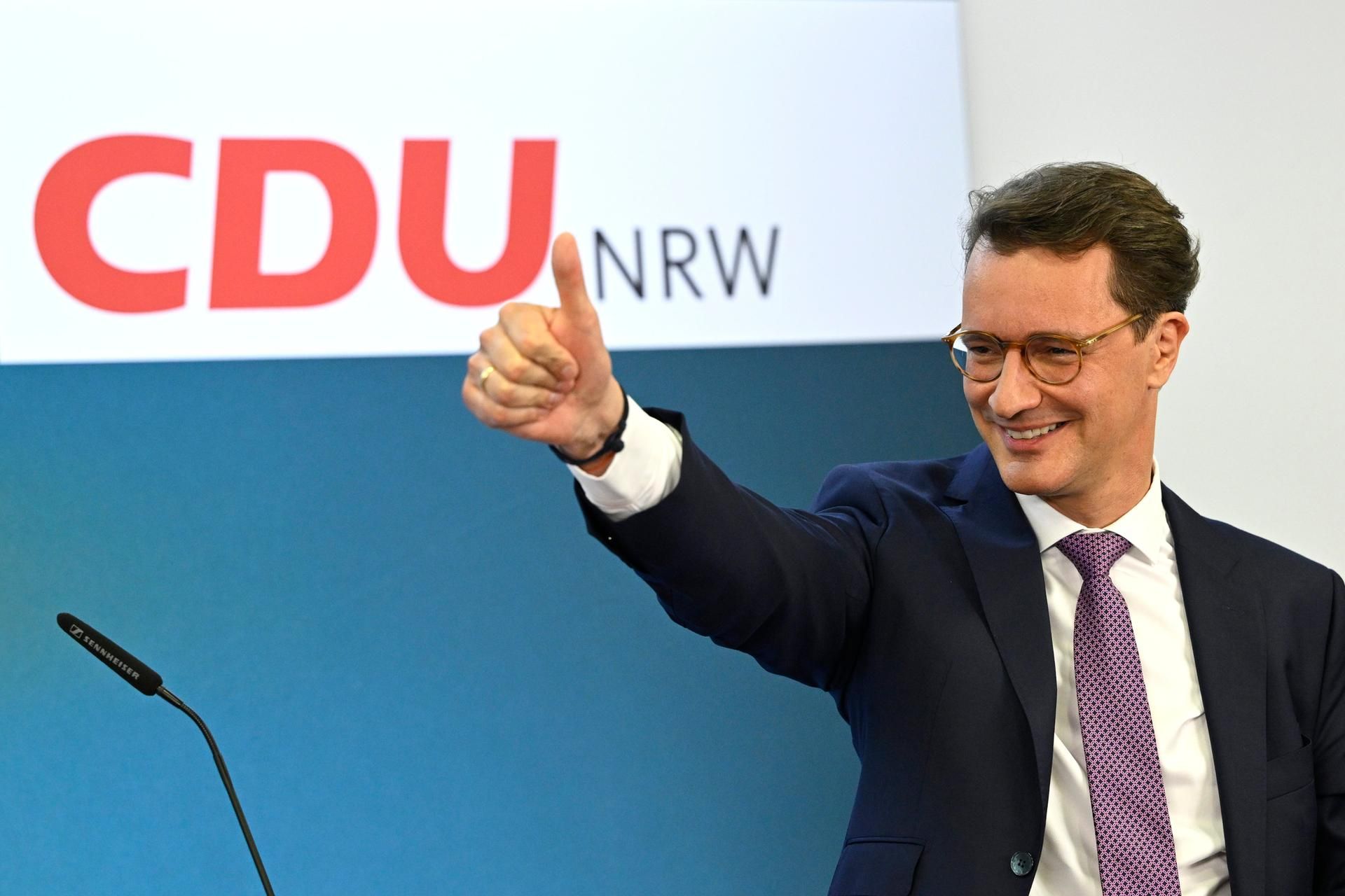 Wüst Jubel nach Wahl