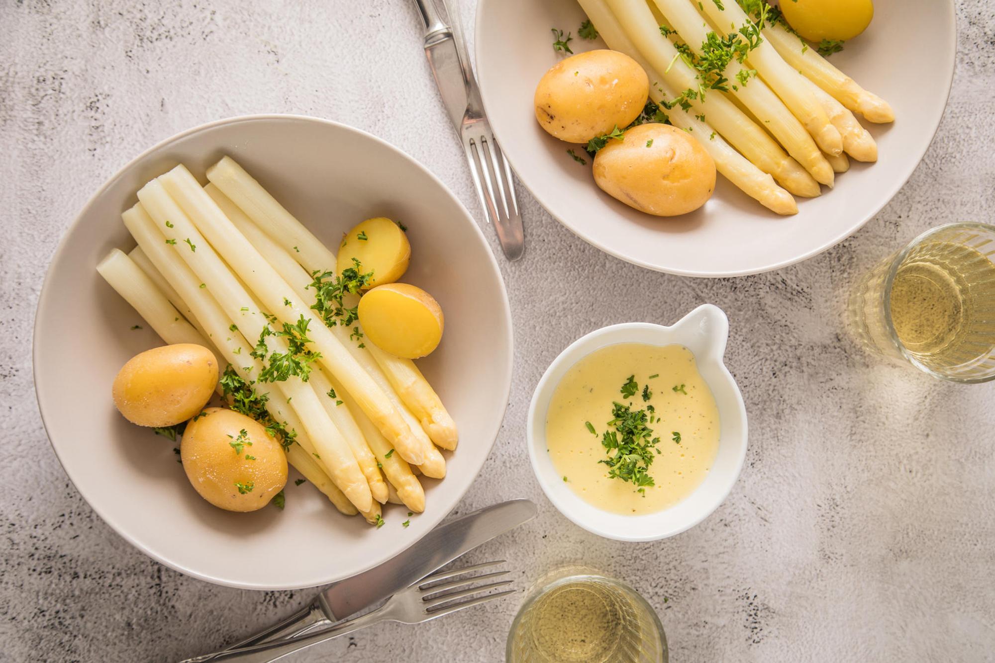 Spargel mit kartoffeln