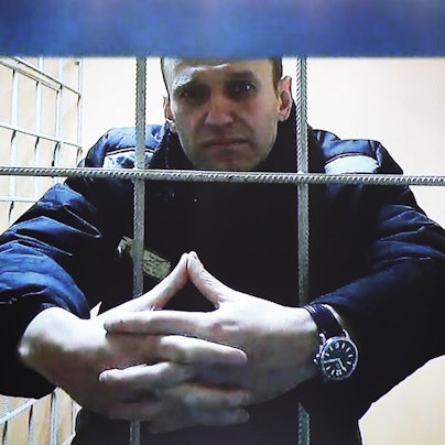 Nawalny ein Jahr in Haft