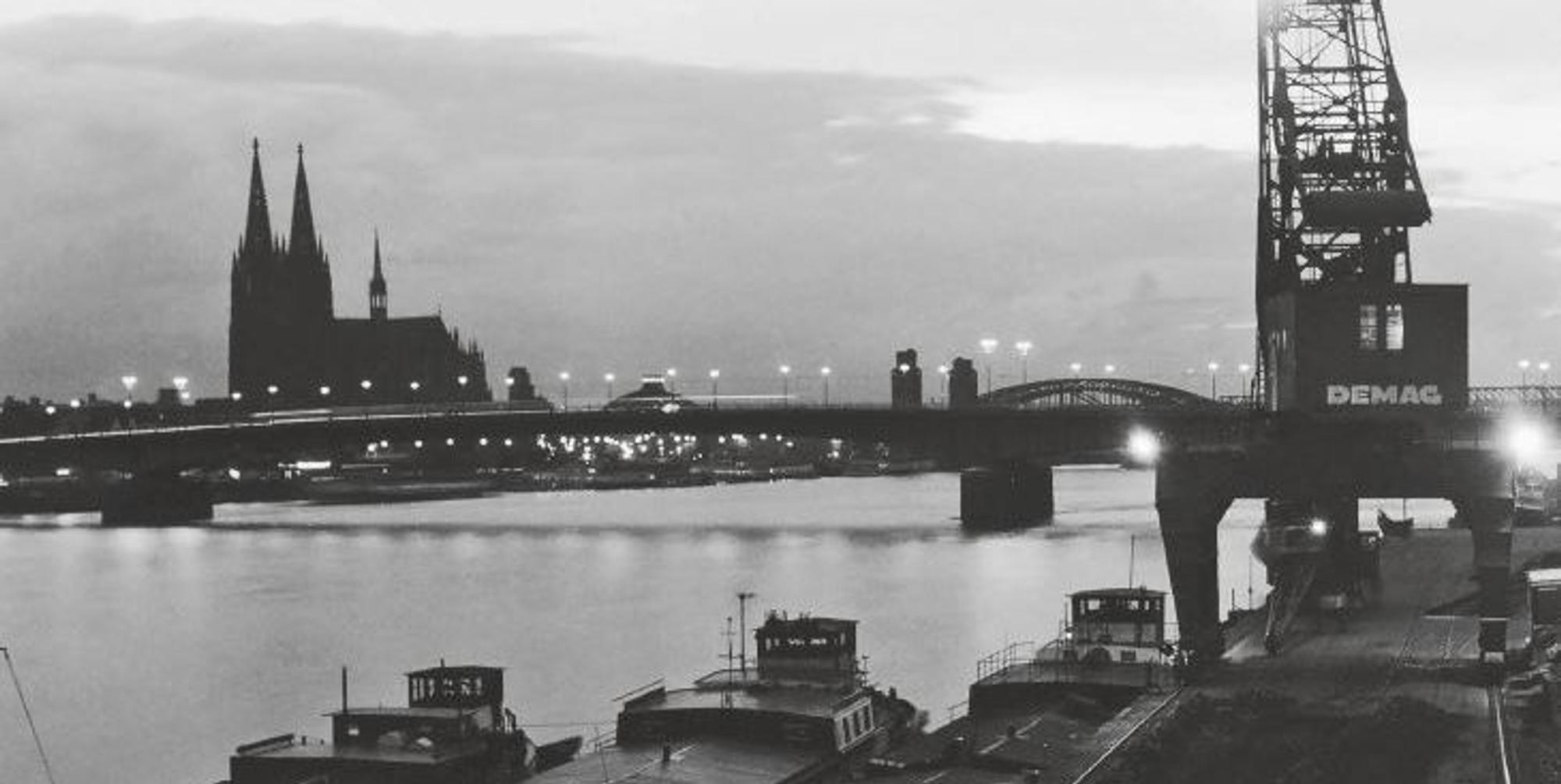 Kran Deutzer Hafen 1950 Theo Felten