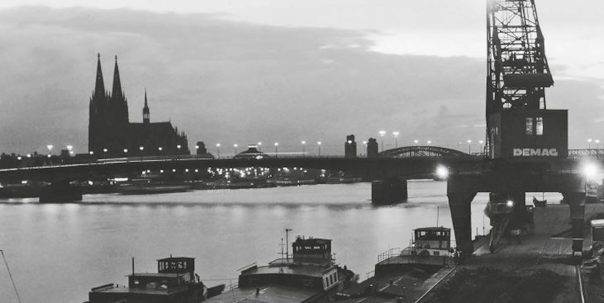 Kran Deutzer Hafen 1950 Theo Felten