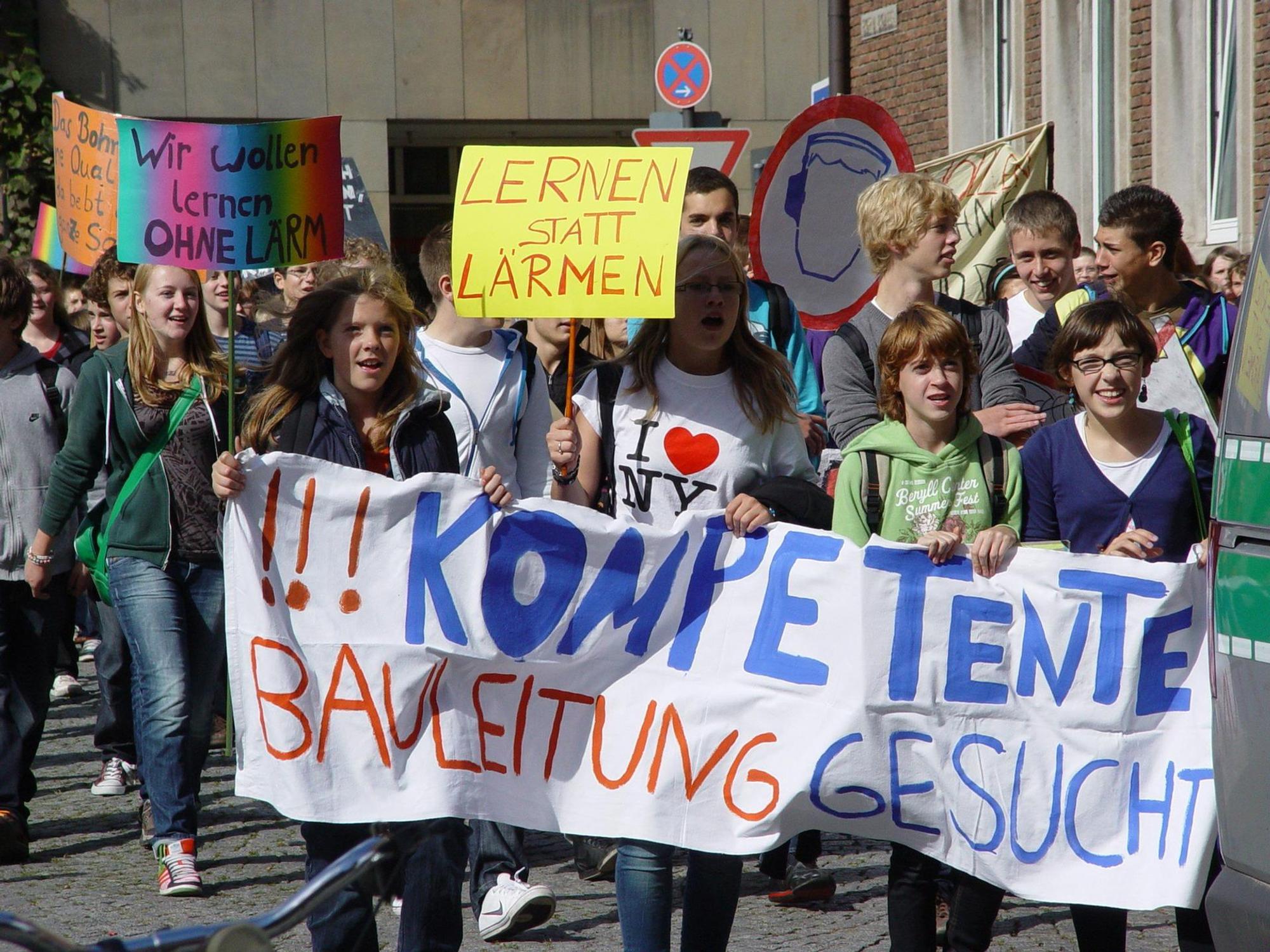 Protest Schule 021017