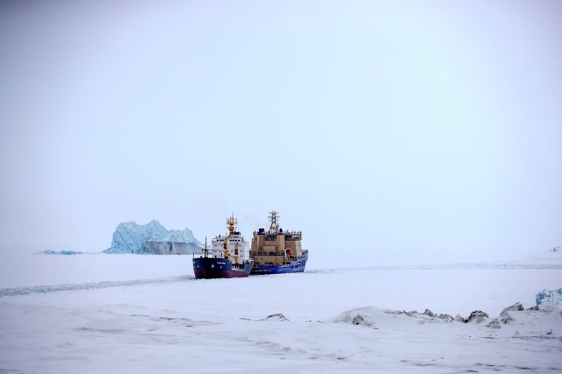 Die Arktis in Russland.