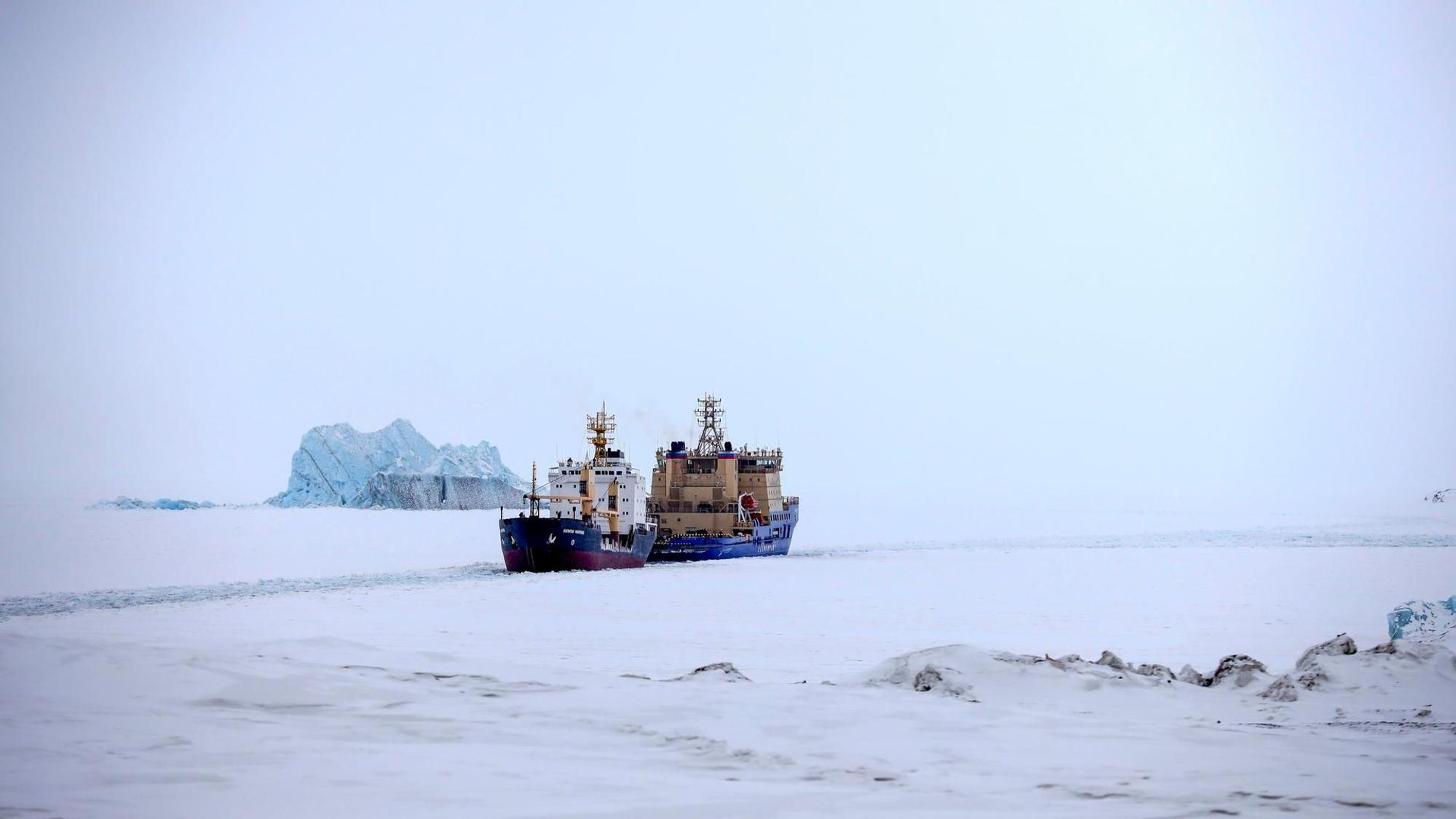 Die Arktis in Russland.