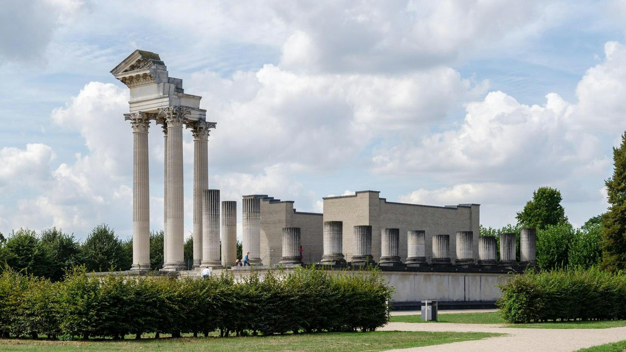 Hafentempel im Archäologischen Park in Xanten.