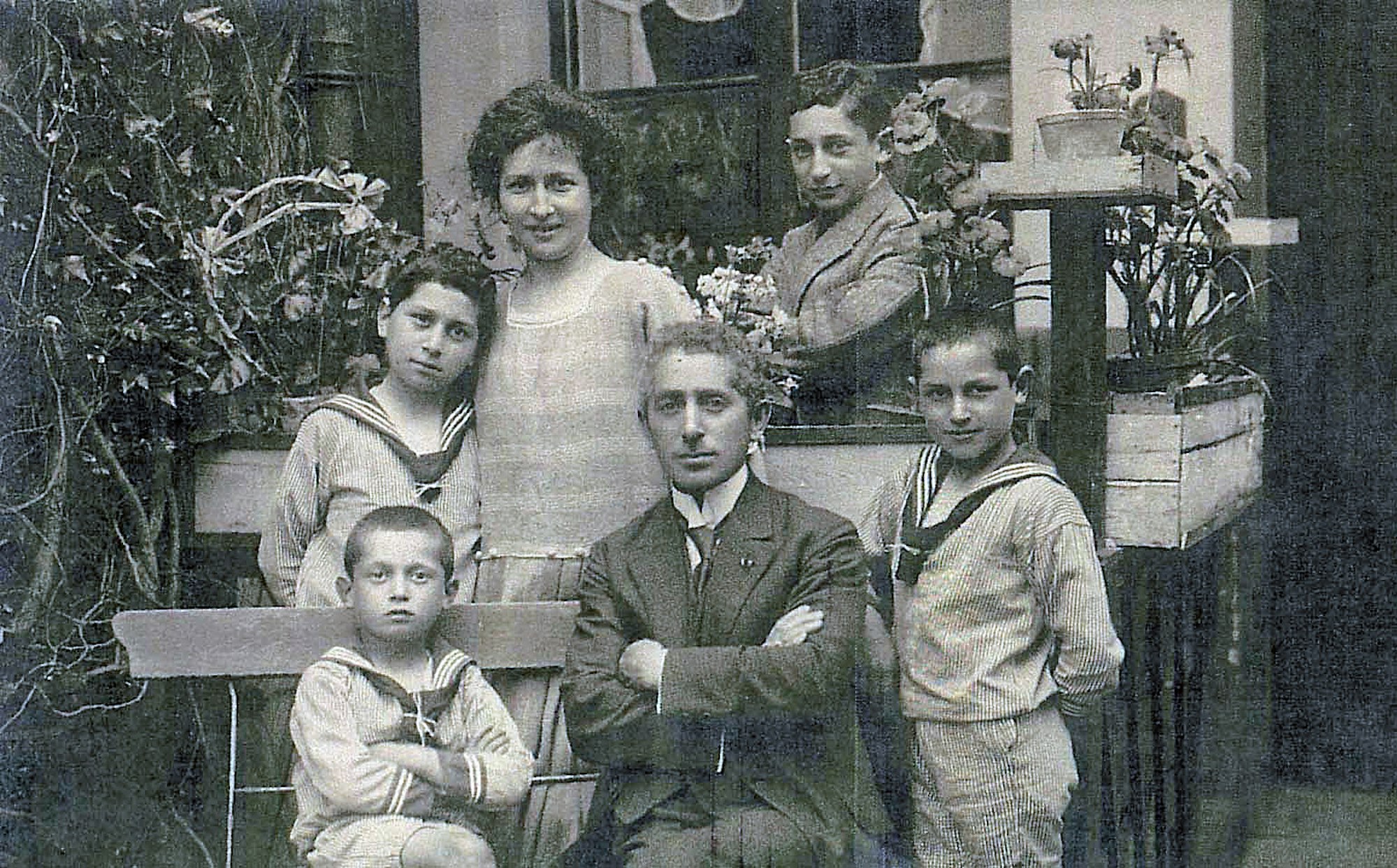 Heumann Familie mit Söhnen