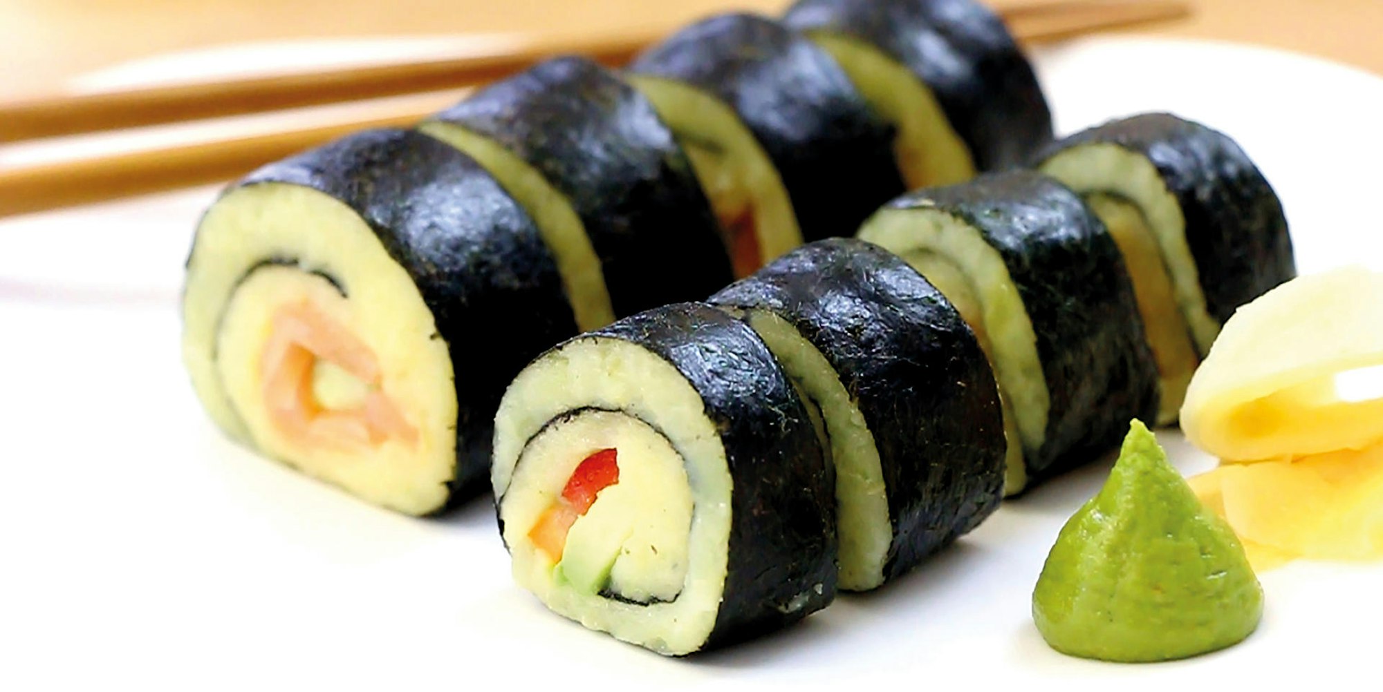 Sushi mit Kartoffeln statt Reis