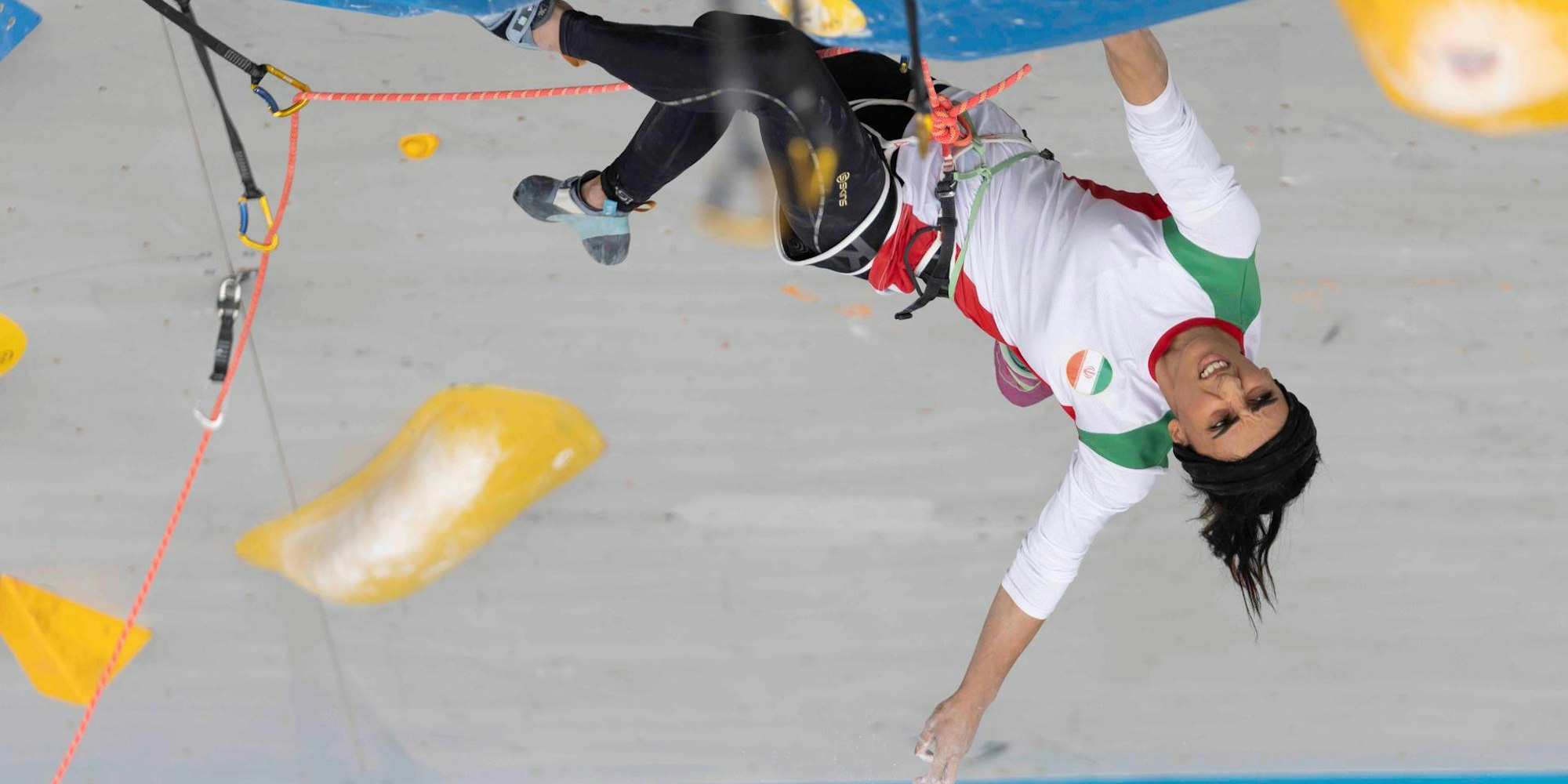 Rekabi ohne Kopftuch