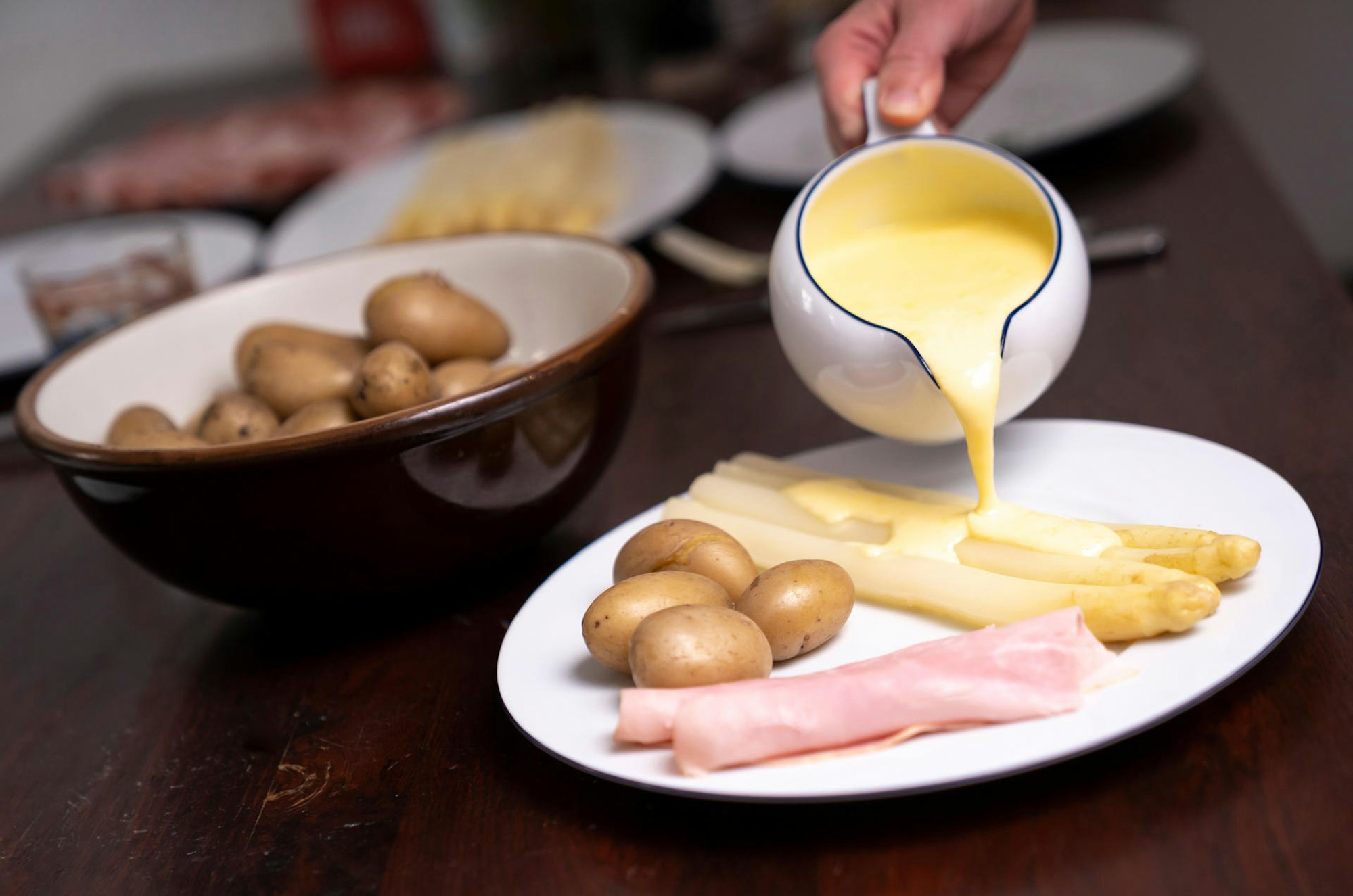 spargeln mit schinken