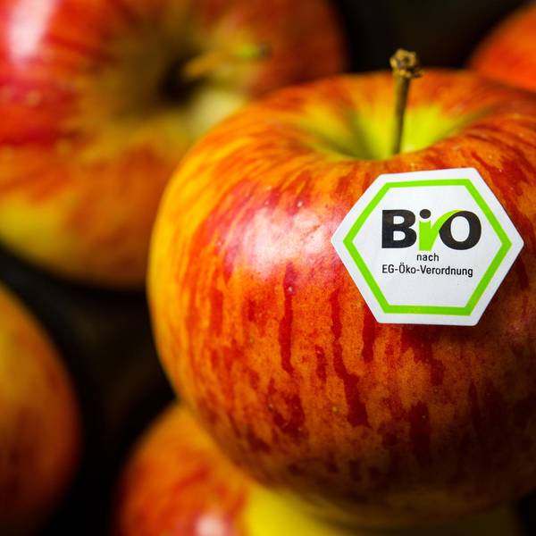 Äpfel Bio-Siegel