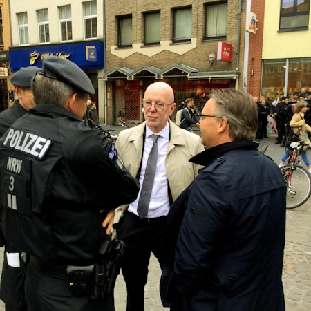 Polizeipräsident Uwe Jacob Kurden Demo 211019