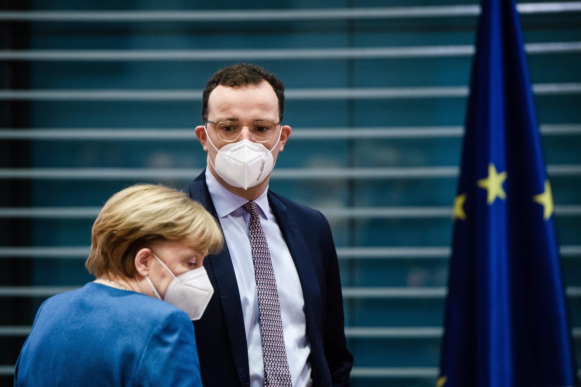 Spahn und Merkel 070121