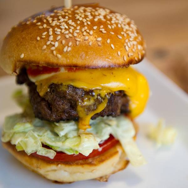 Burger vom Grill