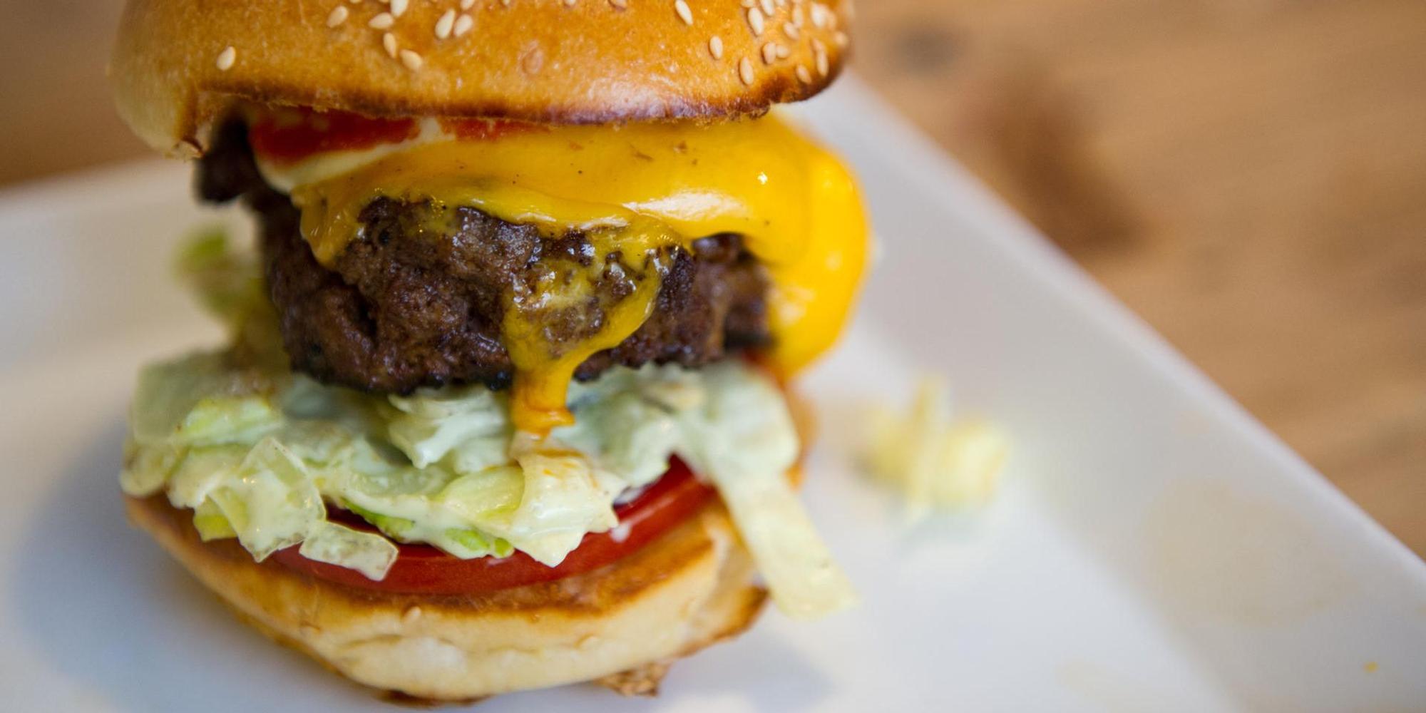 Burger vom Grill