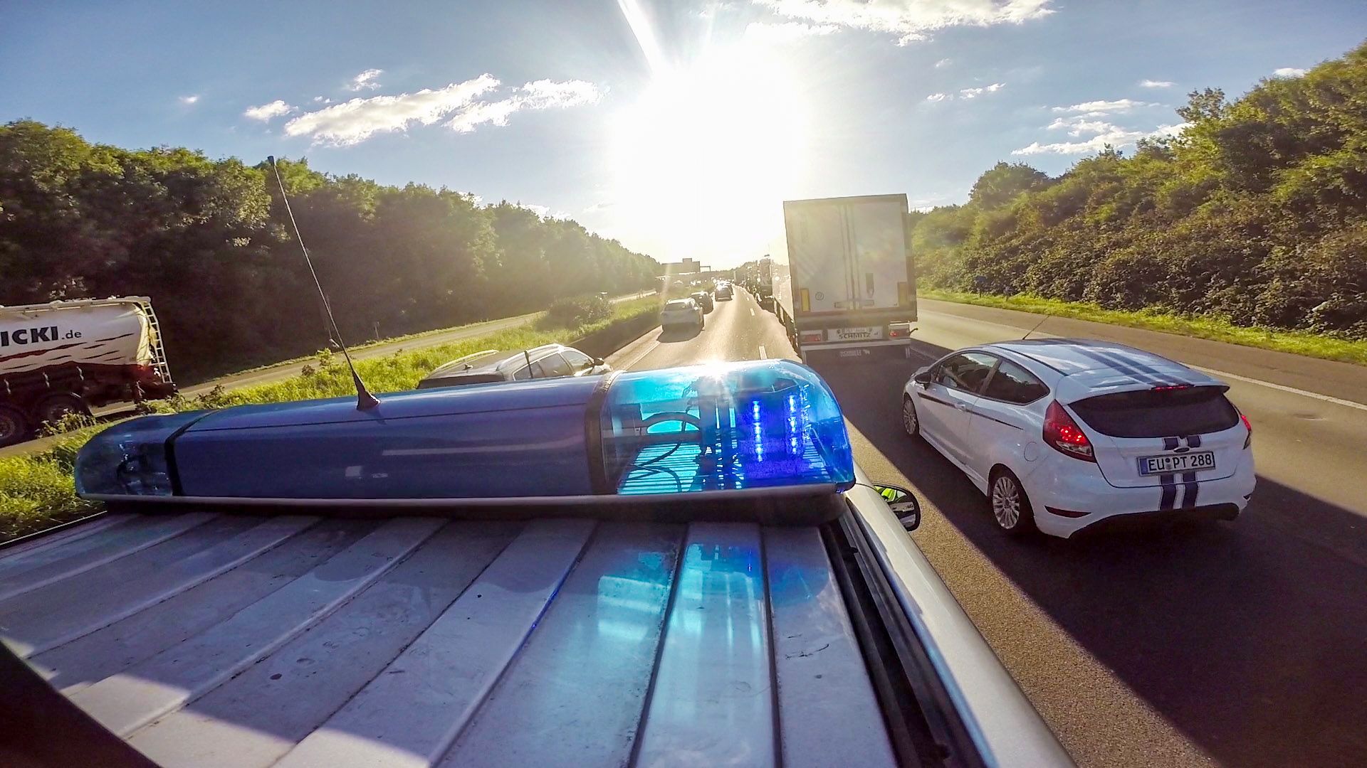 Autobahn Polizei Symbolbild