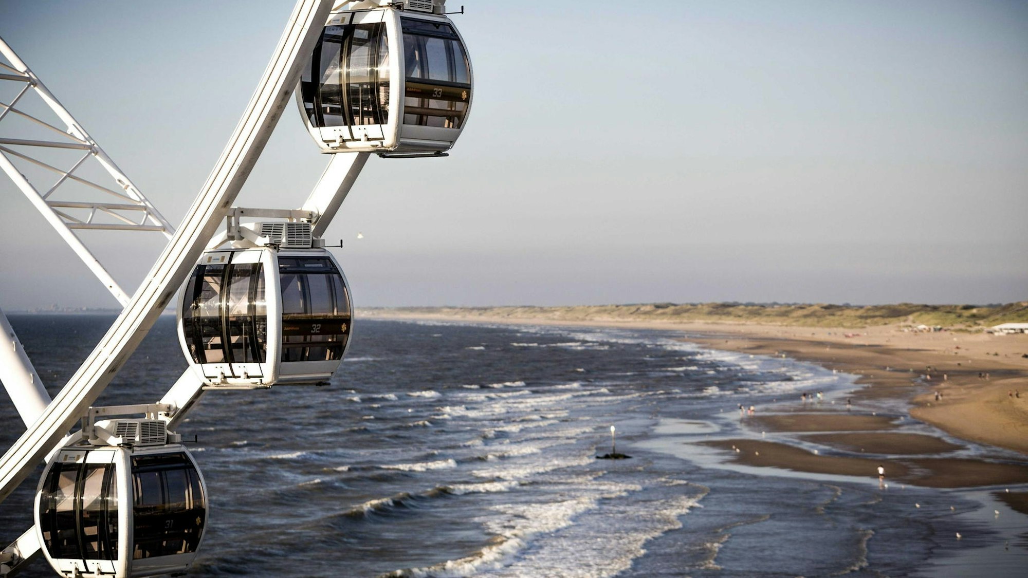 Das Riesenrad in Scheveningen am Pier