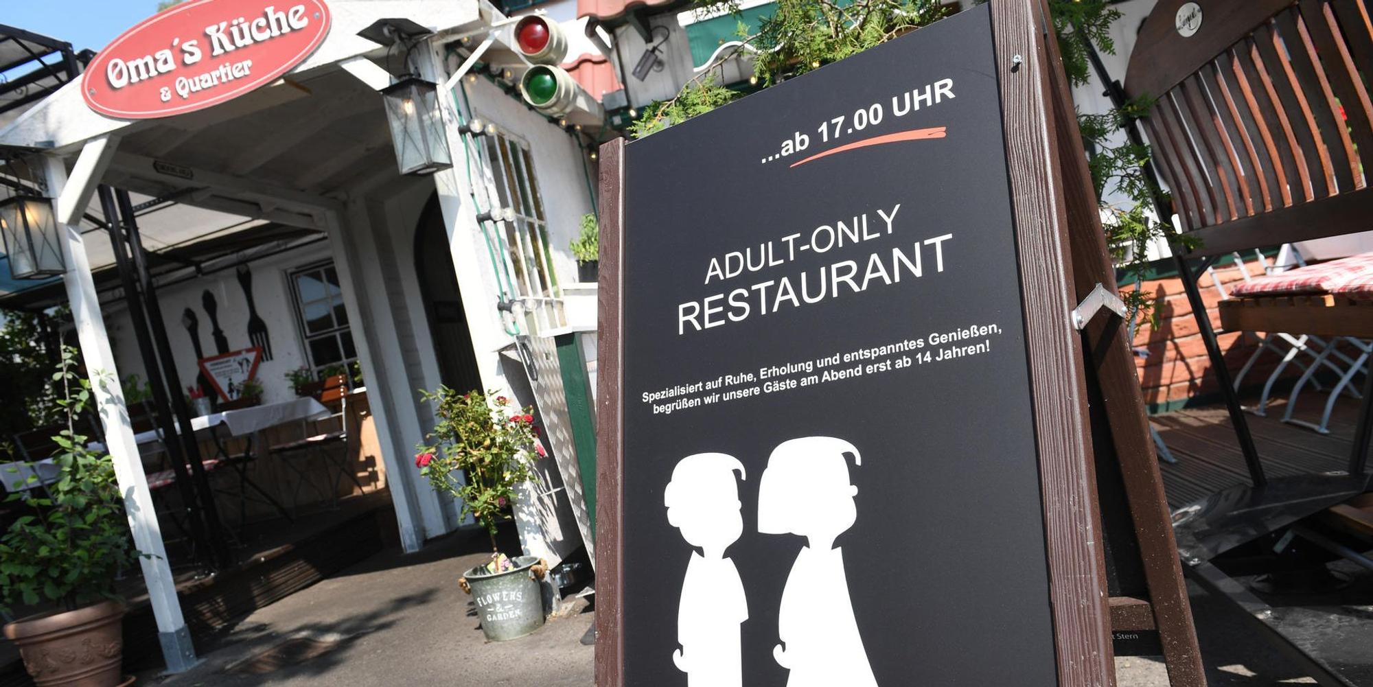 Kinderverbot im Restaurant dpa