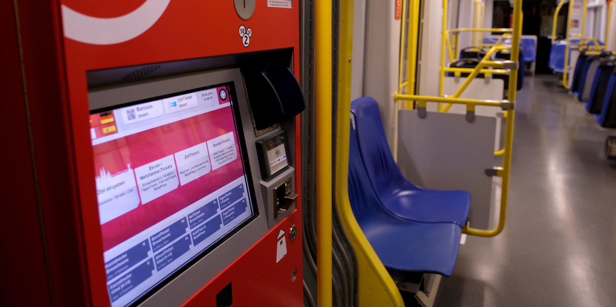 KVB Fahrscheinautomat