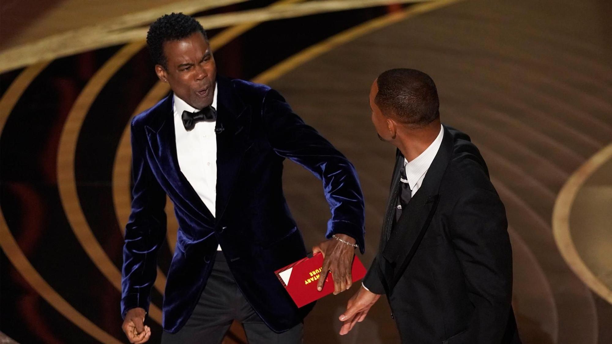 Ohrfeige von Will Smith für Chris Rock.