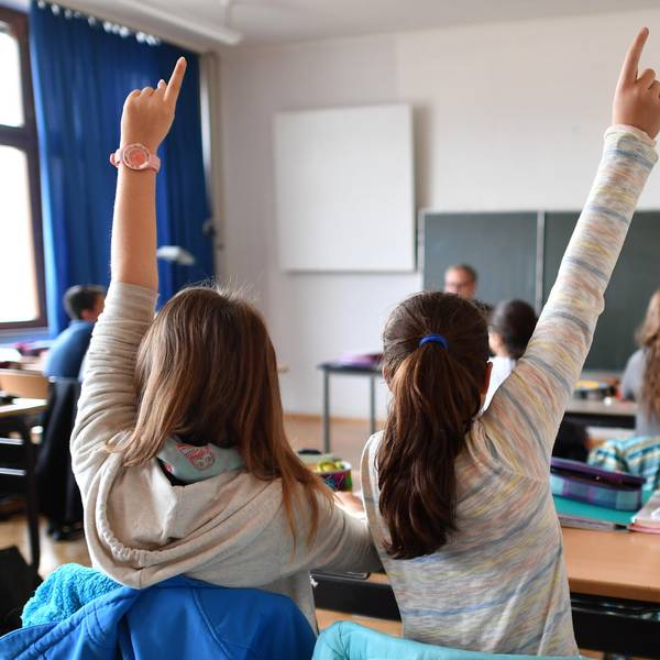Schüler an Gymnasium