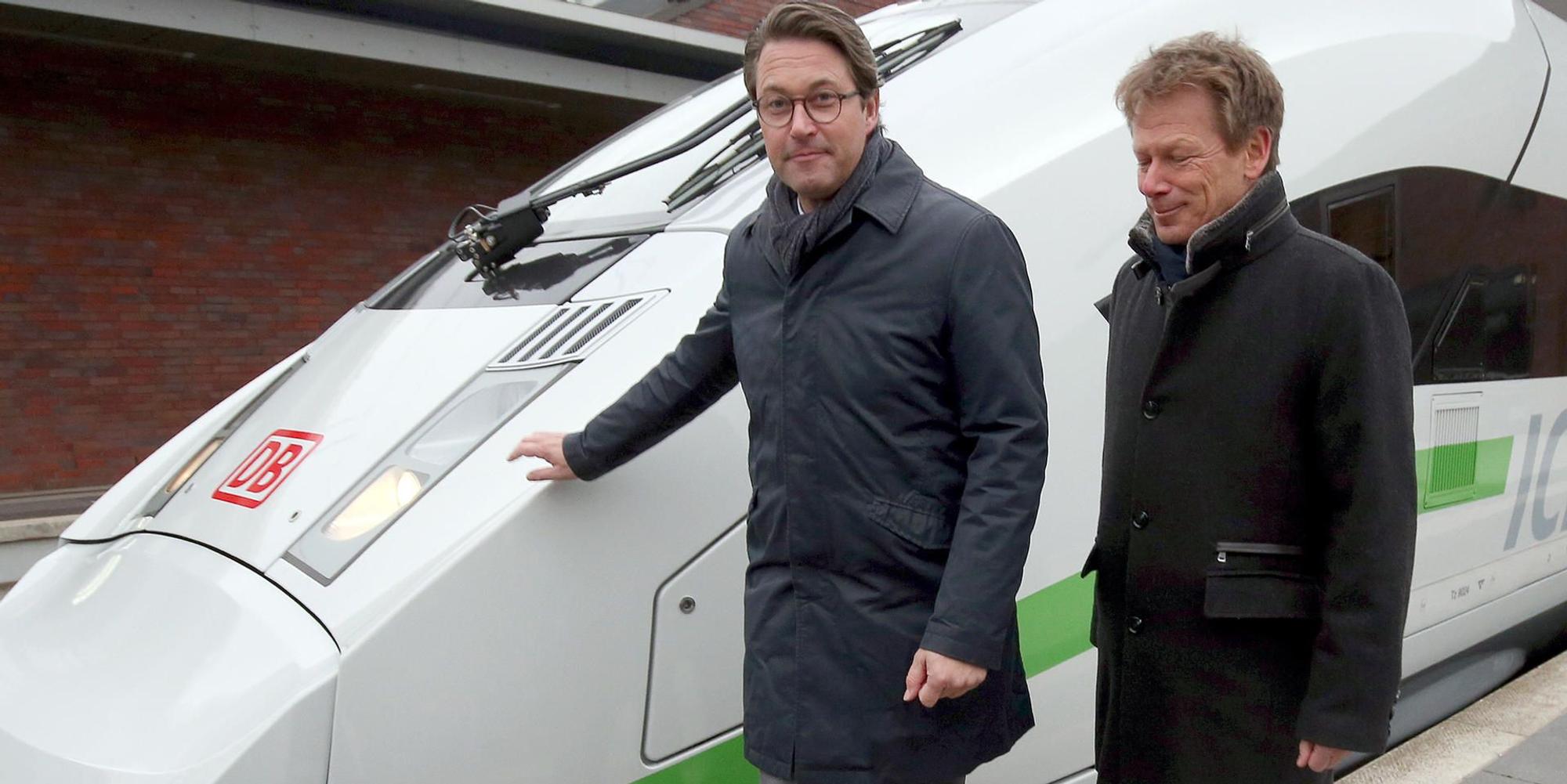 Scheuer Bahn dpa