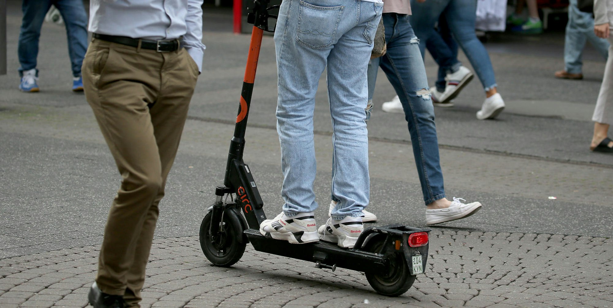 E-Scooter Symbol Menge