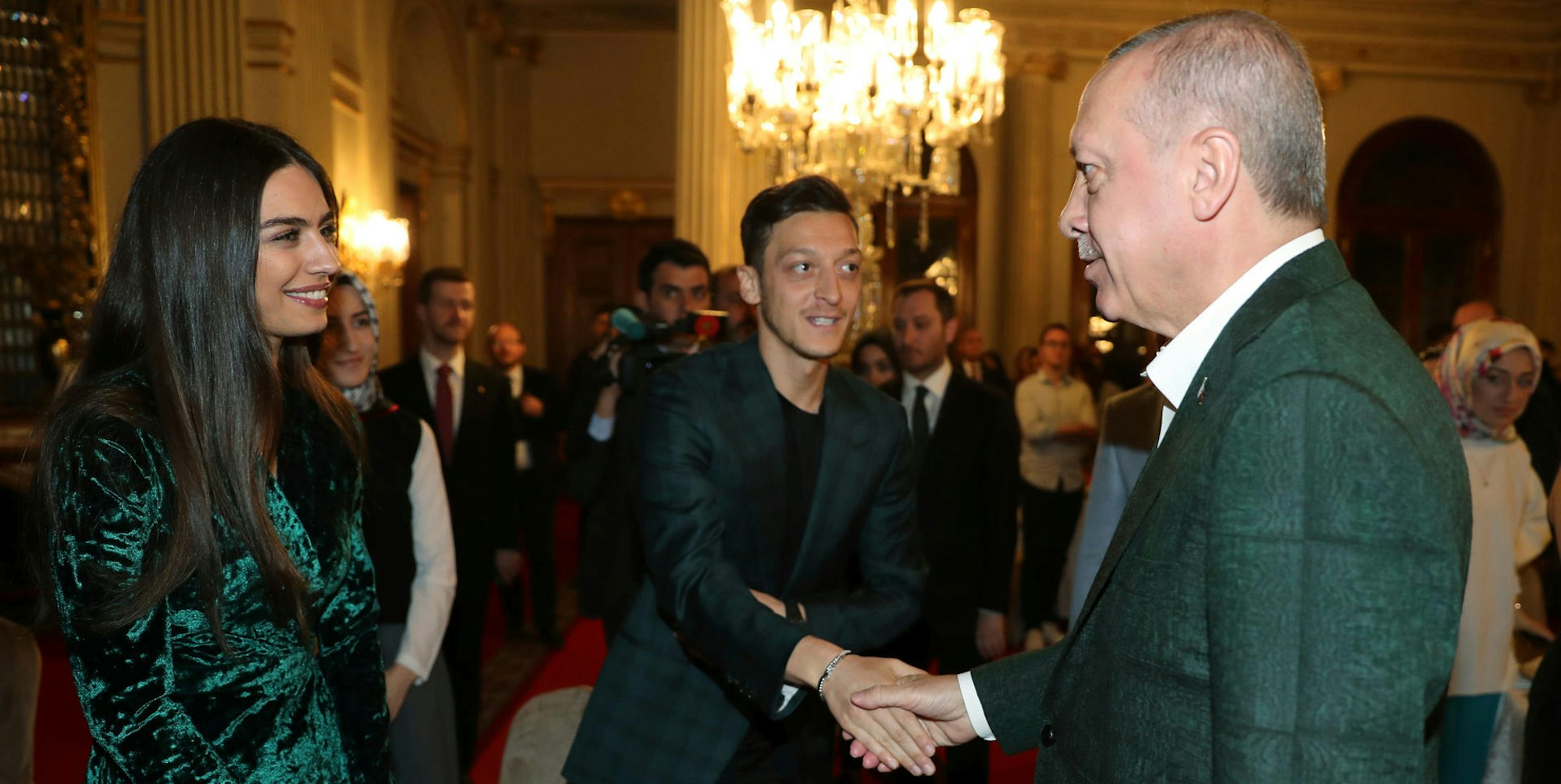 Ehepaar Özil und Erdogan