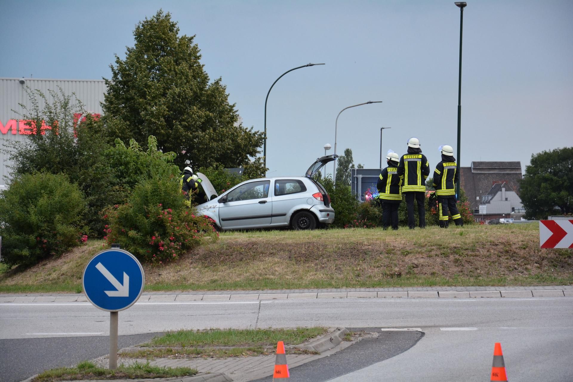Unfall an Kreisel