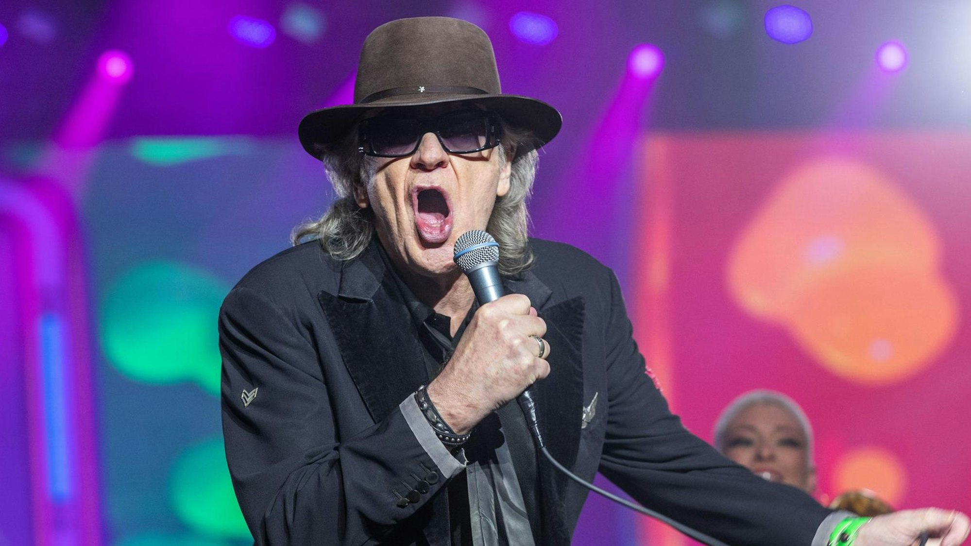 Udo Lindenberg bei einem Konzert.