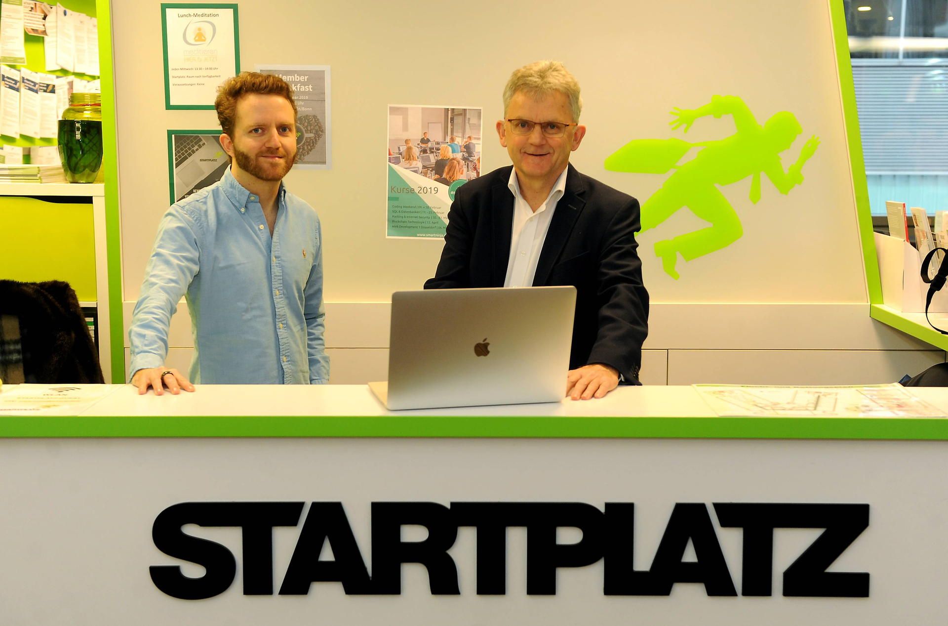 Startplatz Lorenz und Lukas Gräf