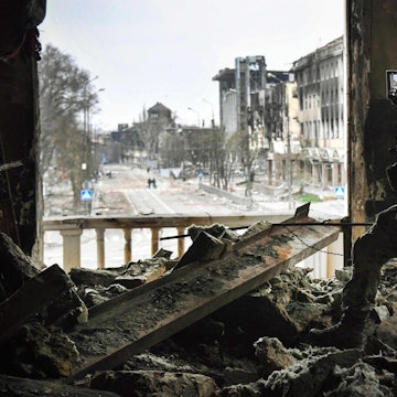 Russischer Soldat Mariupol