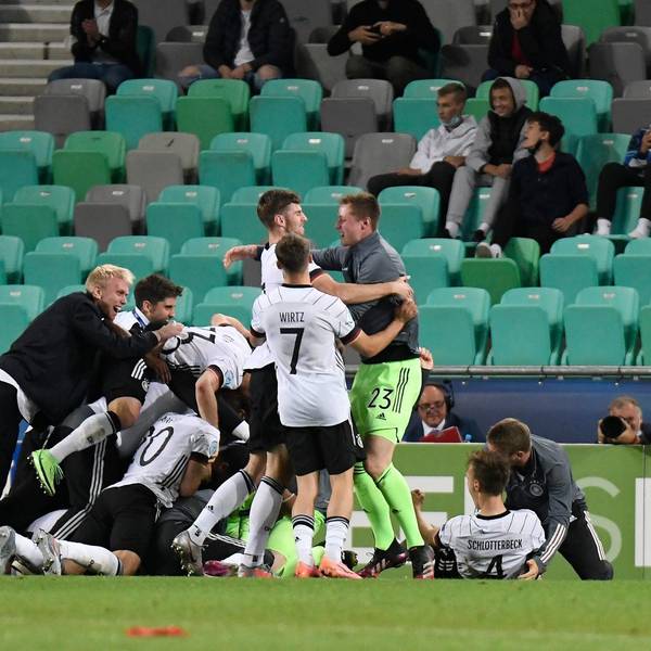 Jubelnde deutsche U21
