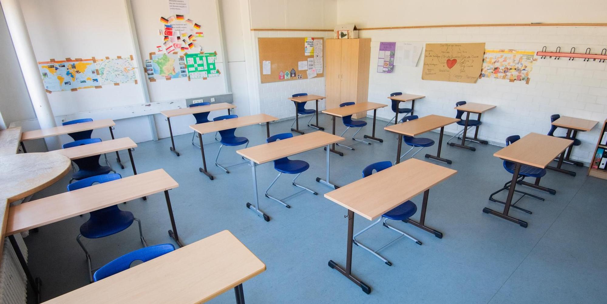 Leeres Klassenzimmer