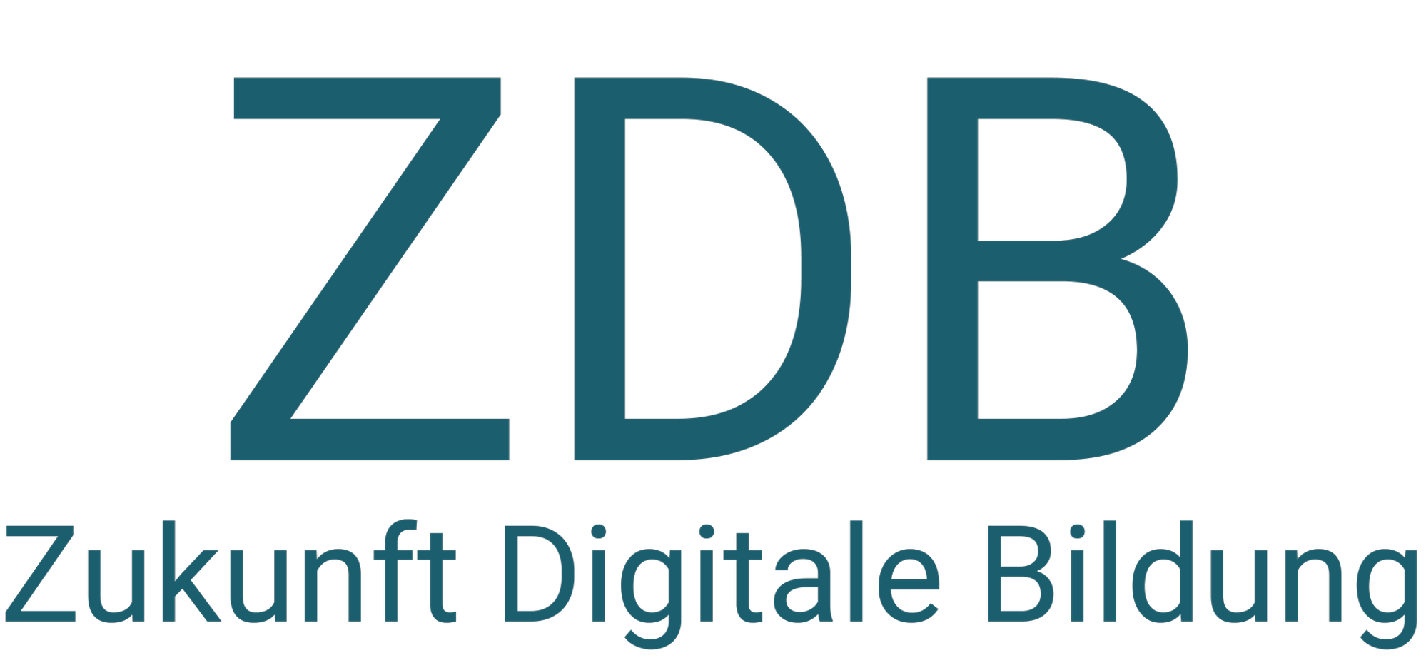 Logo Zukunft Digitale Bildung Transparent Grün