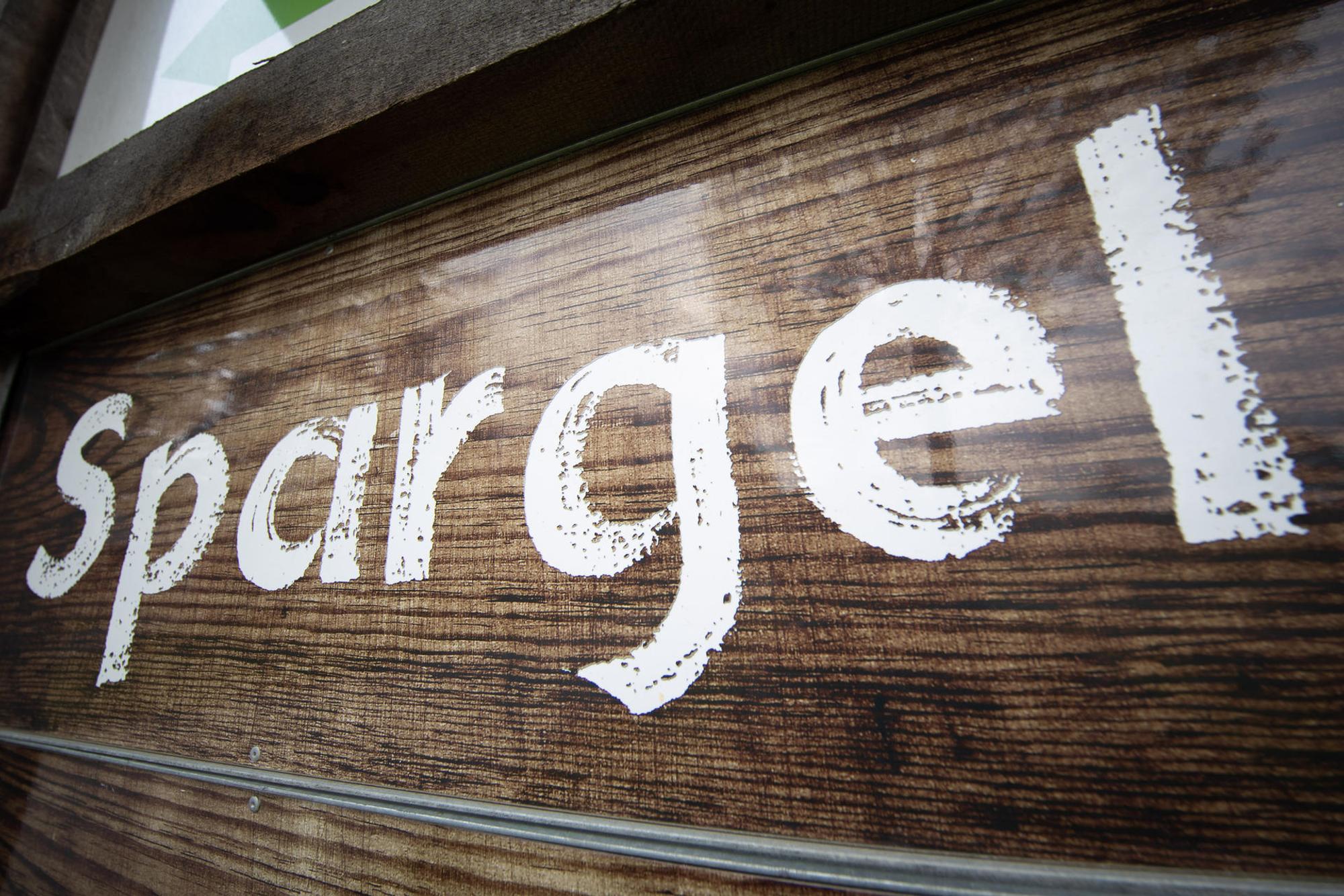 spargel schild