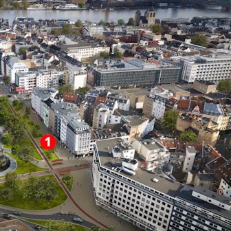 Vision-Ebertplatz mit Zahlen