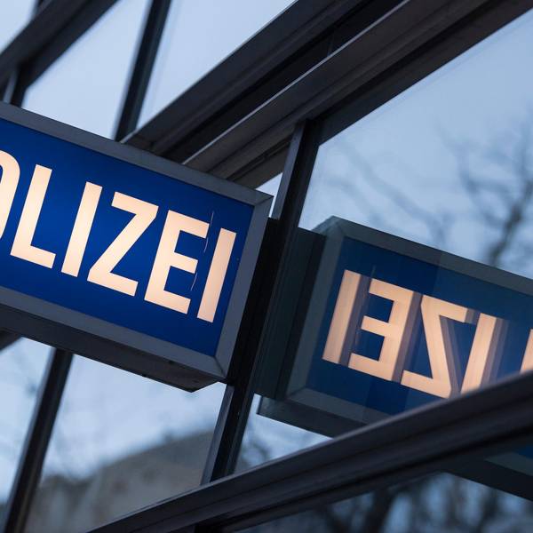 Polizei Schild Symbol